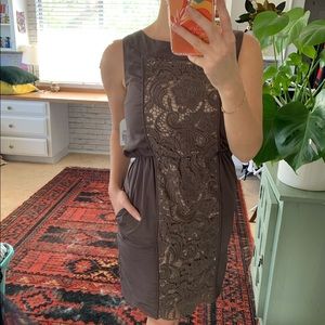 Embroidered Mini Dress